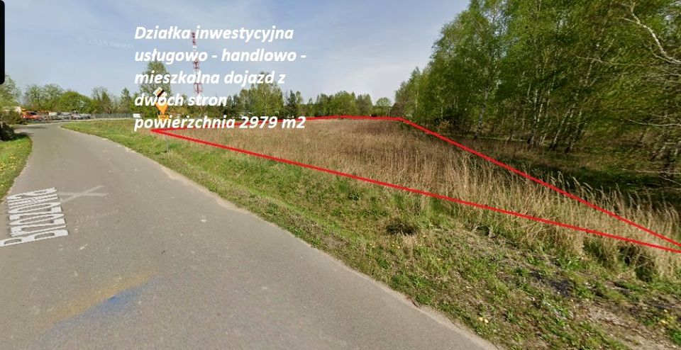 Pusta działka Okup Wielki