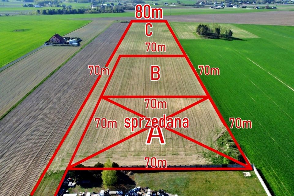 Działka przemysłowa Wilkowiecko