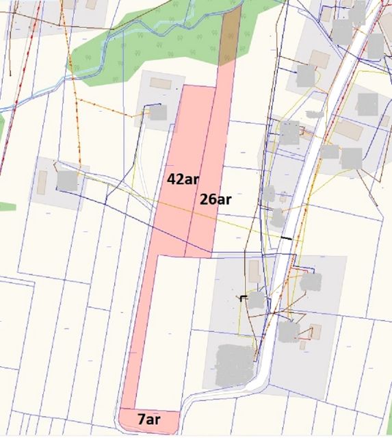 Działka budowlana Strażów