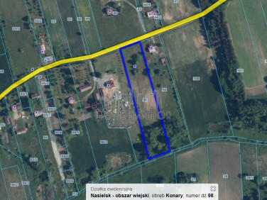 Działka budowlana Konary