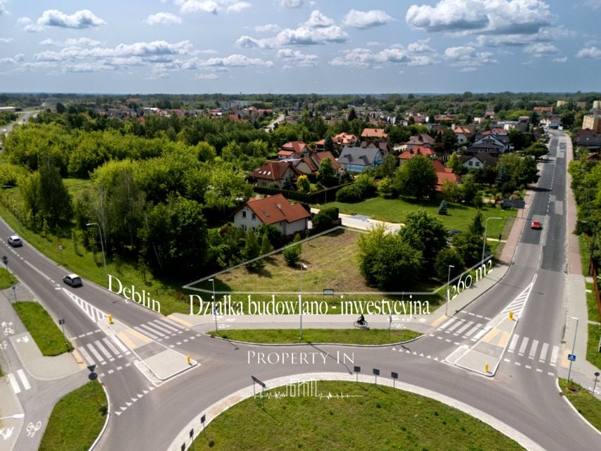 Działka usługowa Dęblin
