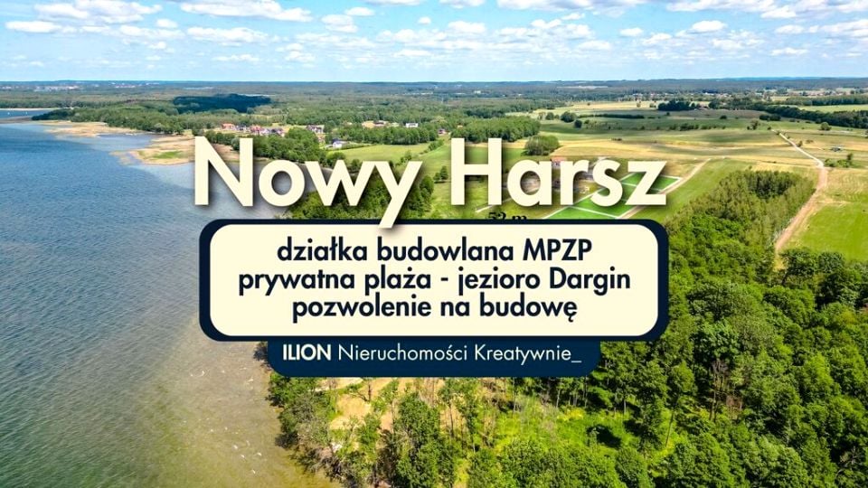 Działka przy lesie