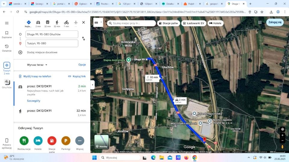Działka przemysłowa Tuszyn sprzedam