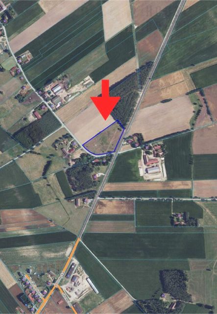 Działka inwestycyjna Glinki-Rafały