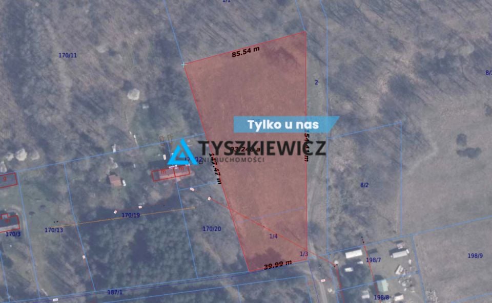 Działka budowlana Dychlino