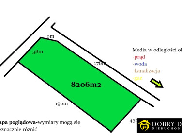 Działka usługowa Ciechanowiec