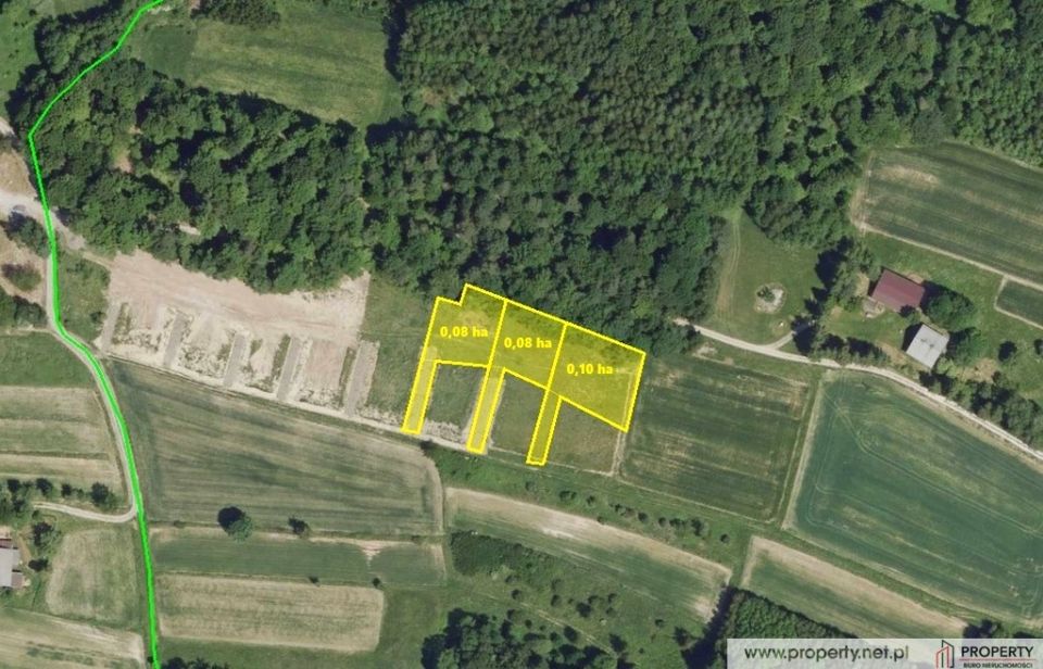 Działka budowlana Stasiówka