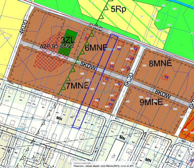 Działka budowlana Runów