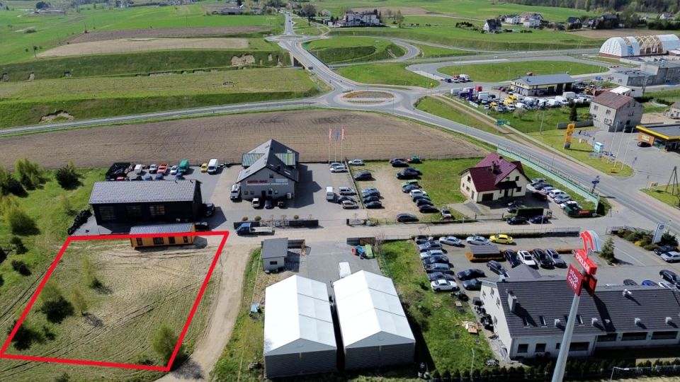 Działka usługowa Luzino