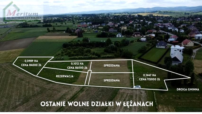 Działka budowlana Łężany