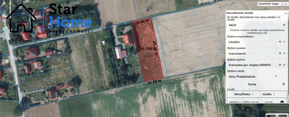 Działka inna Krasnystaw
