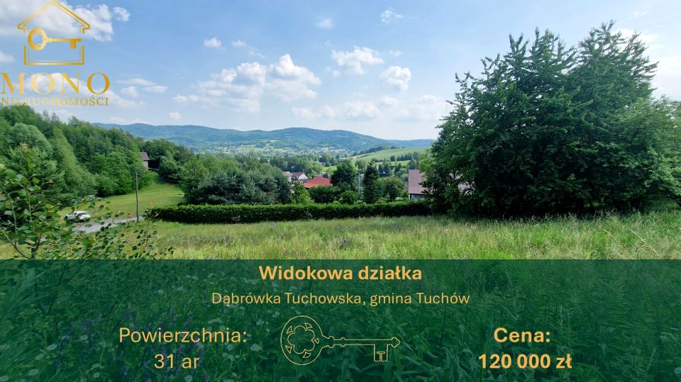 Działka budowlano-rolna Dąbrówka Tuchowska