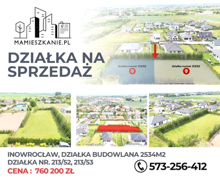 Działka budowlana Inowrocław