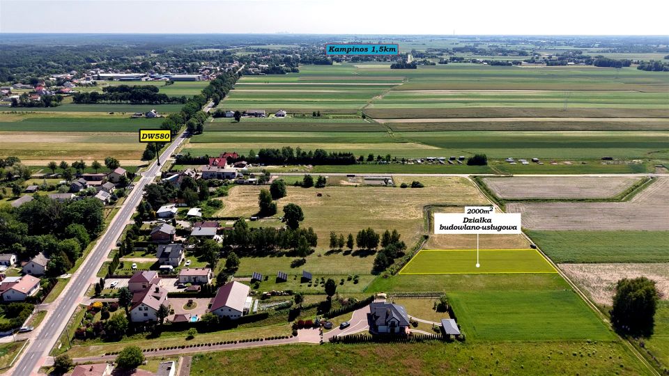 Działka budowlana Komorów sprzedam