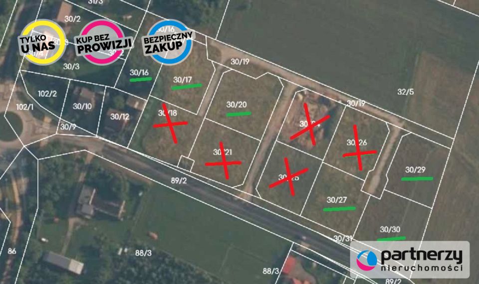 Działka budowlana Tokary