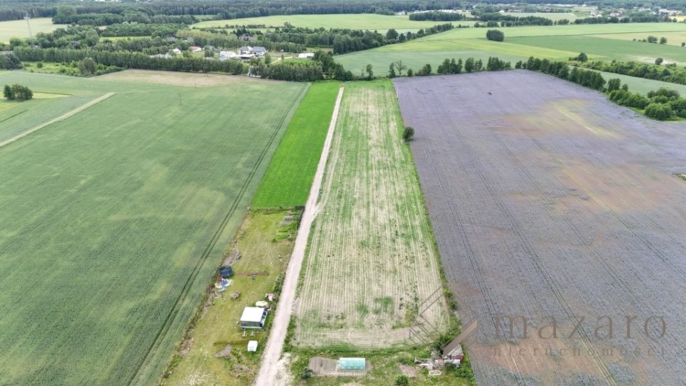 Działka przy lesie