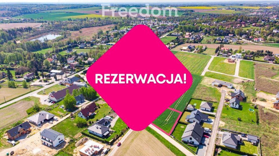 Działka przy lesie