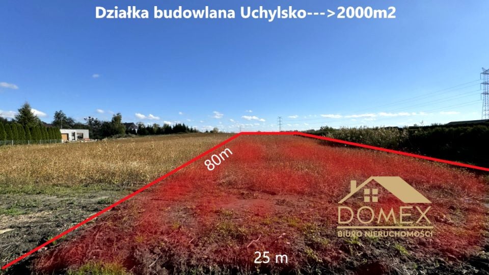 Działka budowlana Uchylsko