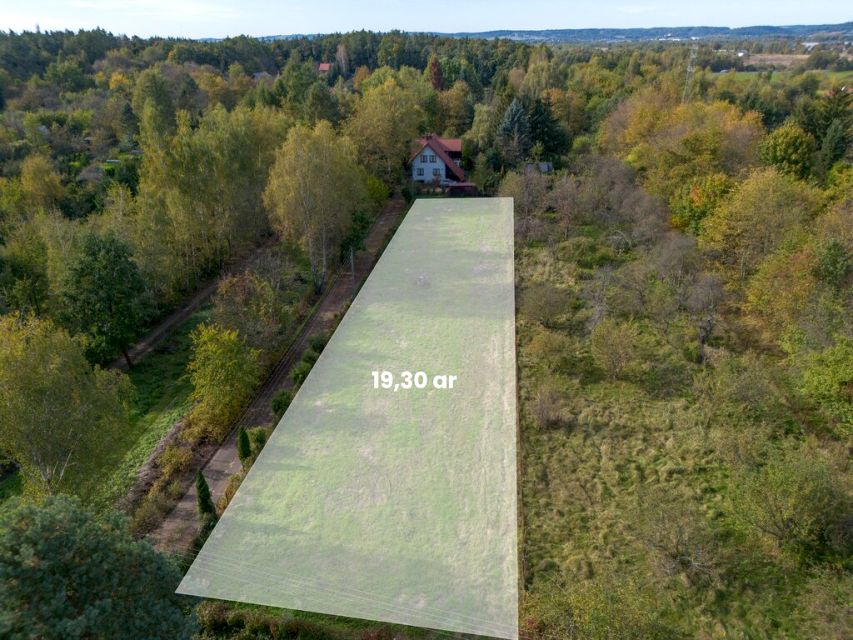 Ogrodzona działka sprzedam