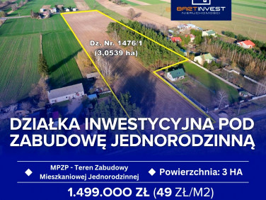 Działka inwestycyjna Ostrów Mazowiecka