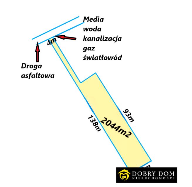 Działka budowlana Księżyno sprzedam