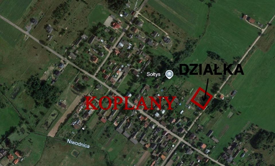 Działka budowlana Koplany