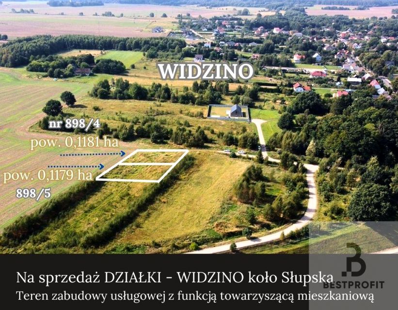 Działka inwestycyjna Widzino