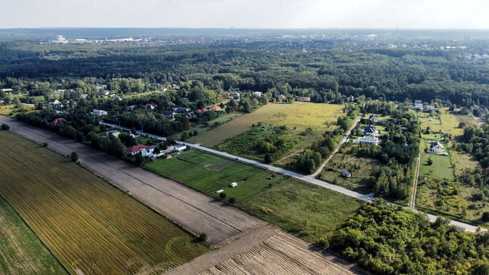 Działka przy lesie