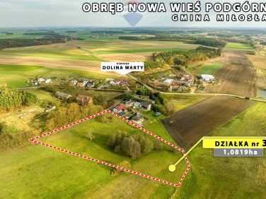 Działka budowlana Nowa Wieś Podgórna