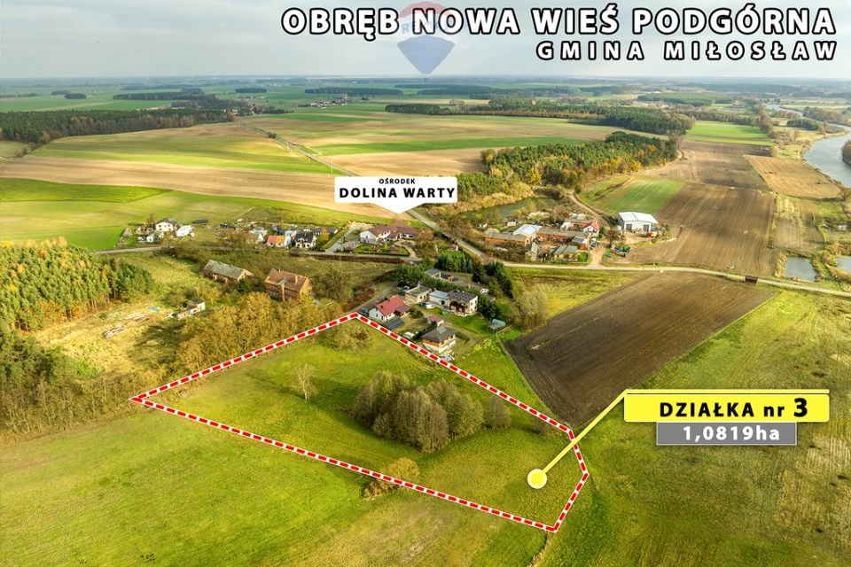 Działka budowlana Nowa Wieś Podgórna