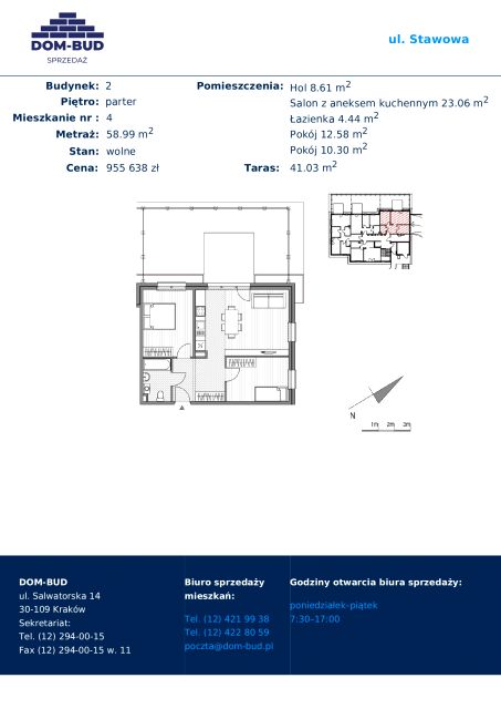 Mieszkanie Bronowice Wielkie, ul. Stawowa 242 i 242a