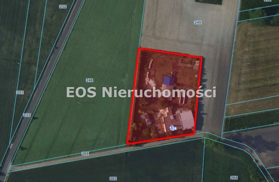 Ogrodzona działka sprzedam