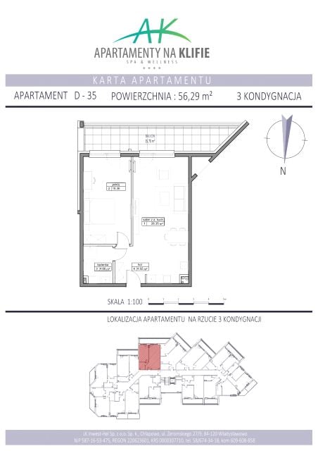 Mieszkanie Chłapowo, ul. Żeromskiego 27