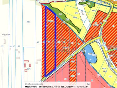 Działka usługowa Szeligi