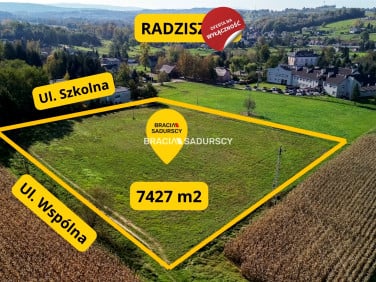 Działka inwestycyjna Radziszów