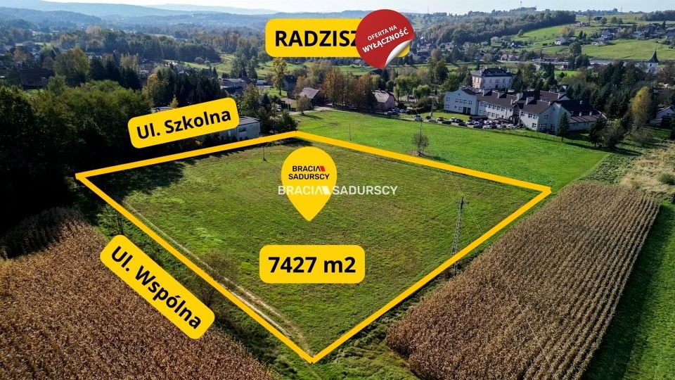 Działka inwestycyjna Radziszów