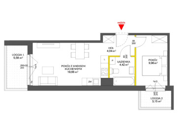 Mieszkanie apartamentowiec sprzedaż