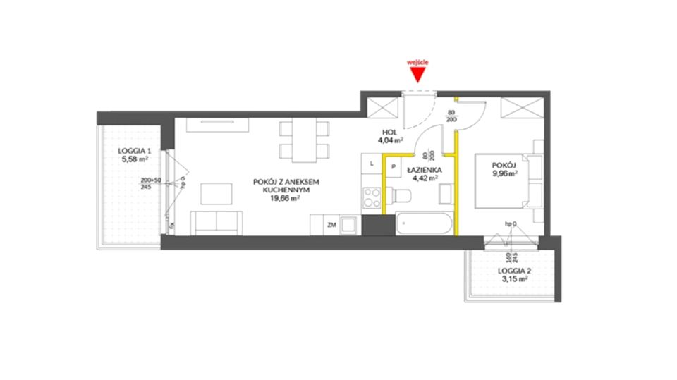 Mieszkanie apartamentowiec sprzedaż