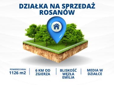 Działka budowlana Rosanów sprzedam