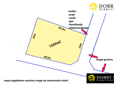 Działka budowlana Księżyno