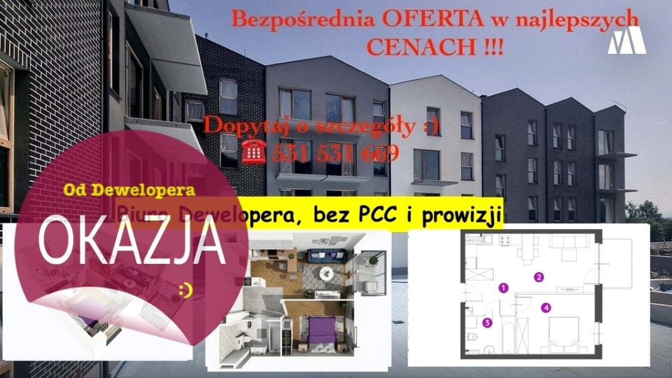 Mieszkanie apartamentowiec sprzedaż