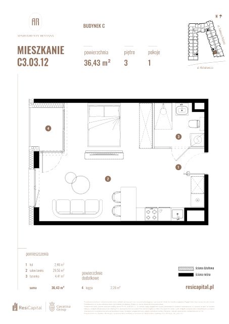 Mieszkanie Słoneczne, ul. Rejtana 3