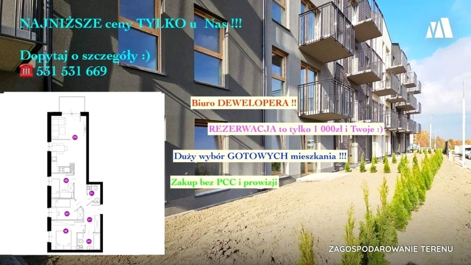 Mieszkanie apartamentowiec sprzedaż