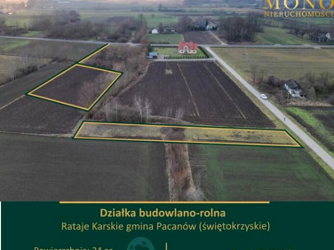 Działka budowlano-rolna Rataje Karskie