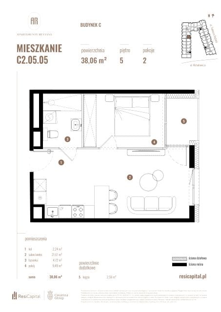 Mieszkanie Słoneczne, ul. Rejtana 3