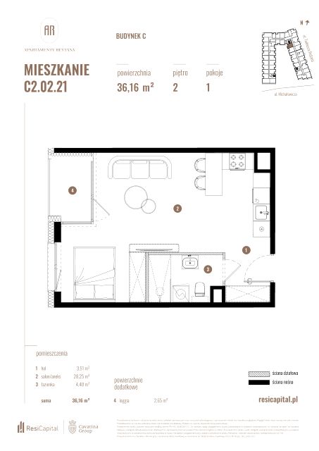 Mieszkanie Słoneczne, ul. Rejtana 3