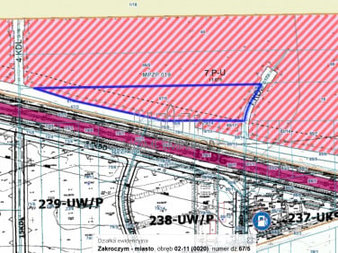 Działka usługowa Zakroczym