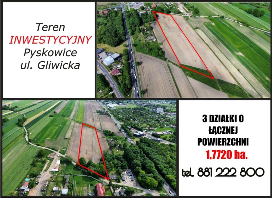 Działka przemysłowa Pyskowice