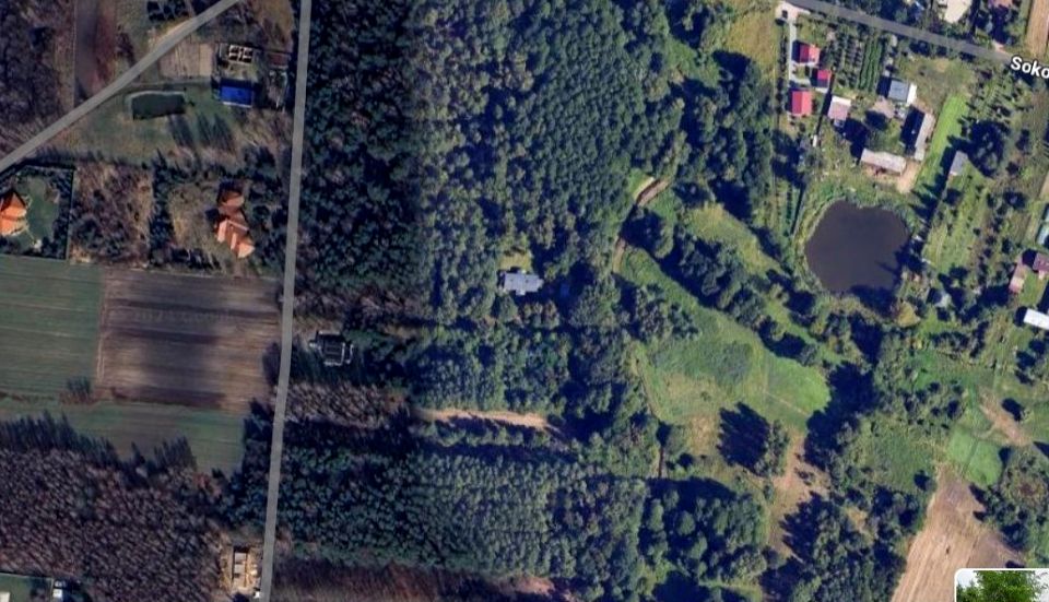 Zabudowana działka Łódź