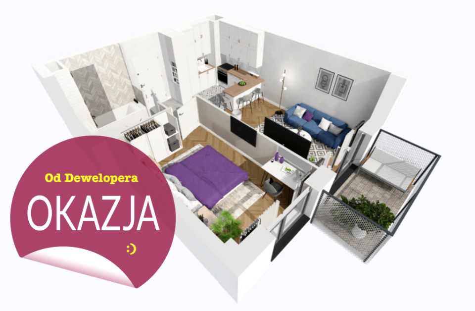 Mieszkanie apartamentowiec przy lesie